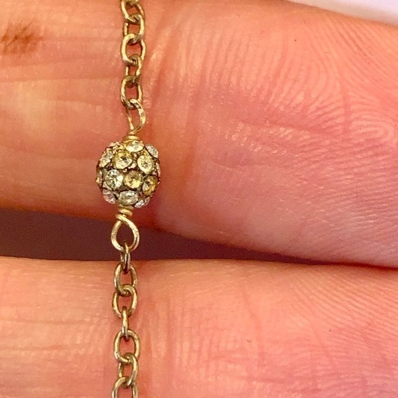 Gold vermeil 925 sterling silver crystal flower - Picture 3 of 6